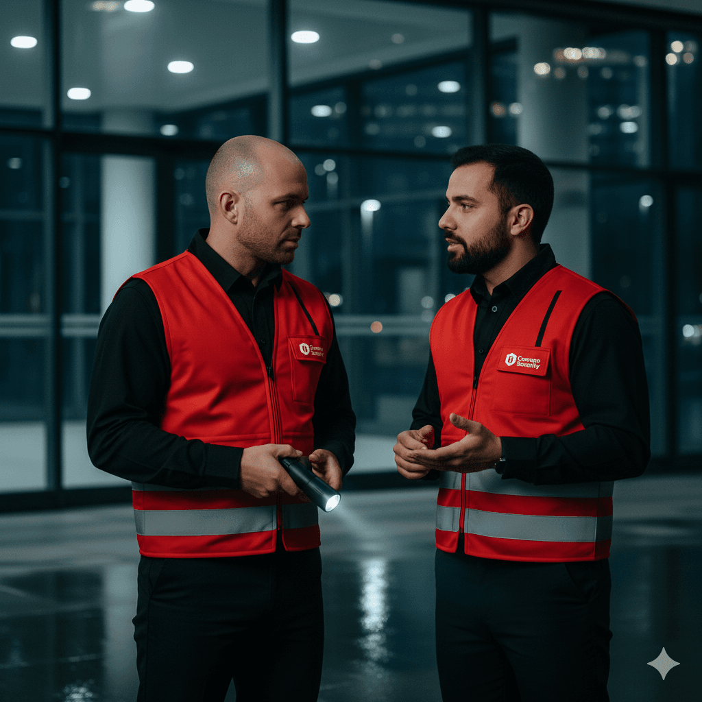 Equipo de guardias de seguridad para empresas — Comepp